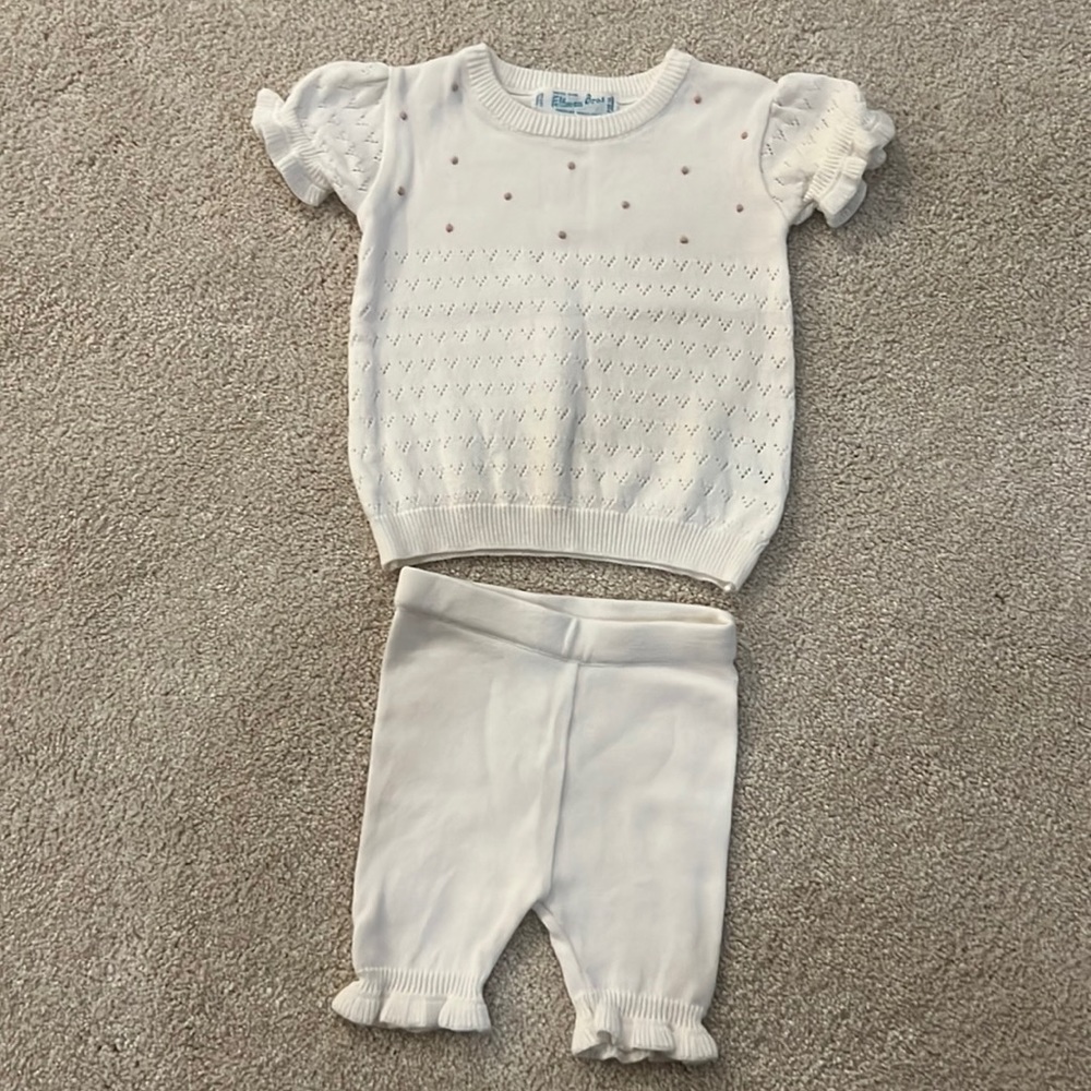 Feltman Brothers Girls Pointelle Knit Set